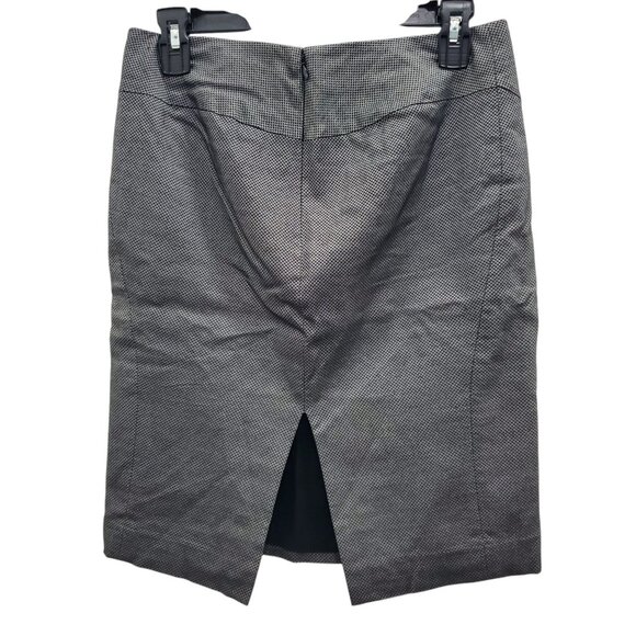 Express Design Studio Y2K Black Micro Diamond Print Career Pencil Skirt Size 2 - Picture 5 of 5